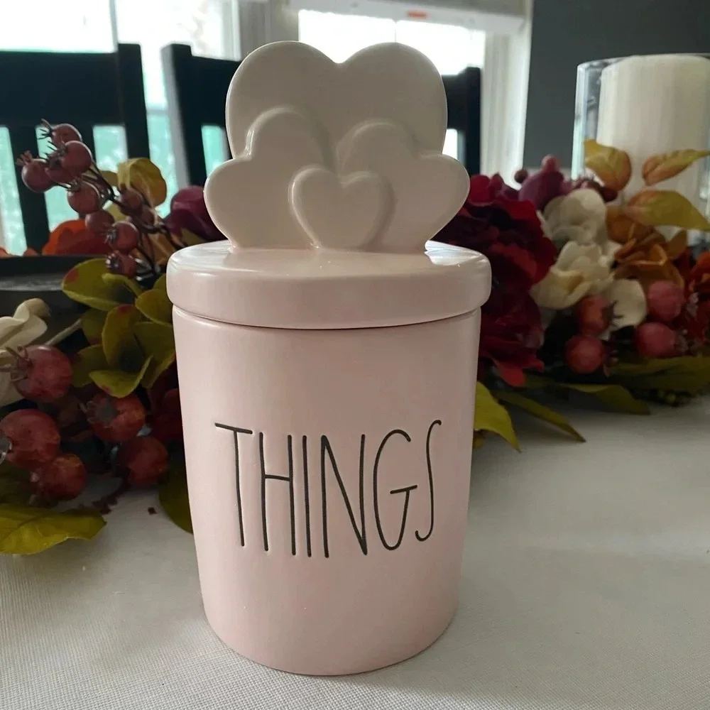 Rae Dunn Cotton Jar with Lid